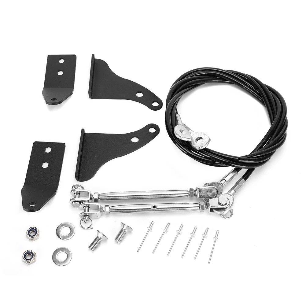 Limb Risers Kit Hood Protective Sub-Line Branches Iron+Stainless Steel Fit for Wrangler TJ 1997-2006
Limb Risers Kit Hood Protective Sub-Line Branches Iron+Stainless Steel Fit for Wrangler TJ 1997-2006