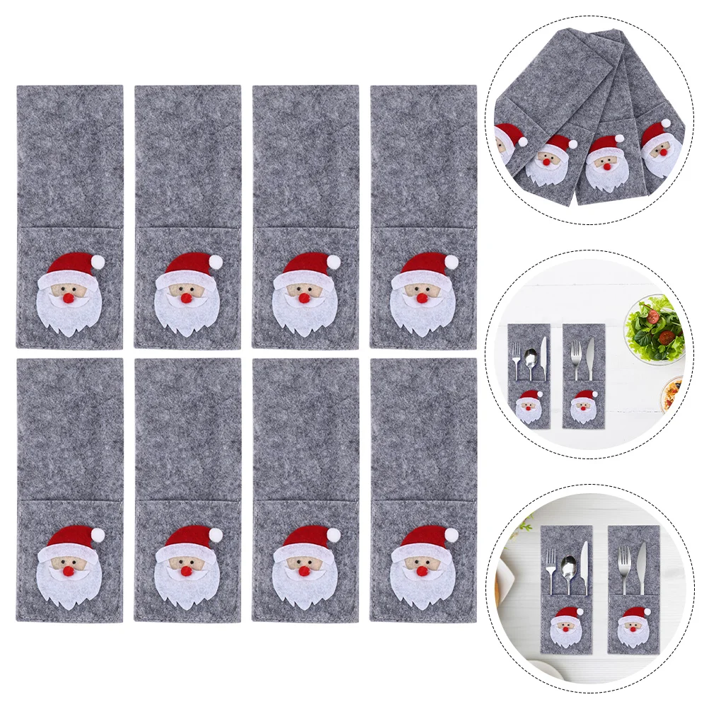 Christmas Holder Pockets Xmas Tableware Cutlery Bag Utensil Silverware Pouch Flatware Fork Spoon Table Decoration
Christmas Holder Pockets Xmas Tableware Cutlery Bag Utensil Silverware Pouch Flatware Fork Spoon Table Decoration