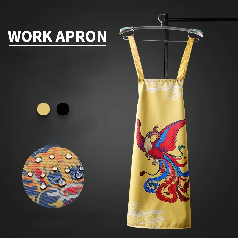 Chinese Apron Dragon Pattern Work Home Kitchen Waterproof, Retro Chinese Dragon Robe Breathable Lightweight Apron
Chinese Apron Dragon Pattern Work Home Kitchen Waterproof, Retro Chinese Dragon Robe Breathable Lightweight Apron