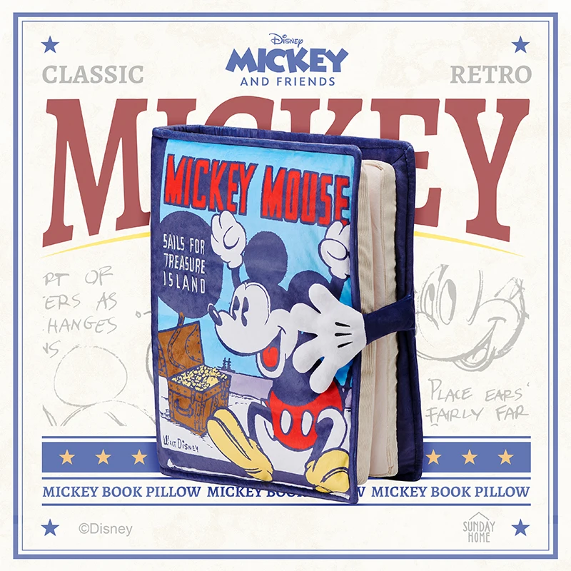 Disney Mickey House Book Pillow Creative Cartoon Animation Mickey Plush Stuffed Toys Home Decoration Birthday Gift To Friends
Disney Mickey House Book Pillow Creative Cartoon Animation Mickey Plush Stuffed Toys Home Decoration Birthday Gift To Friends