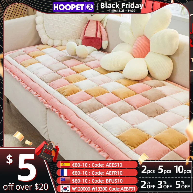 HOOPET Cotton Dog Bed Sofa Couch Cover Cushion Anti-slip Pet Blanket Mat Thicken Warm Dog Pad Cat Nest Pet Accessories
HOOPET Cotton Dog Bed Sofa Couch Cover Cushion Anti-slip Pet Blanket Mat Thicken Warm Dog Pad Cat Nest Pet Accessories