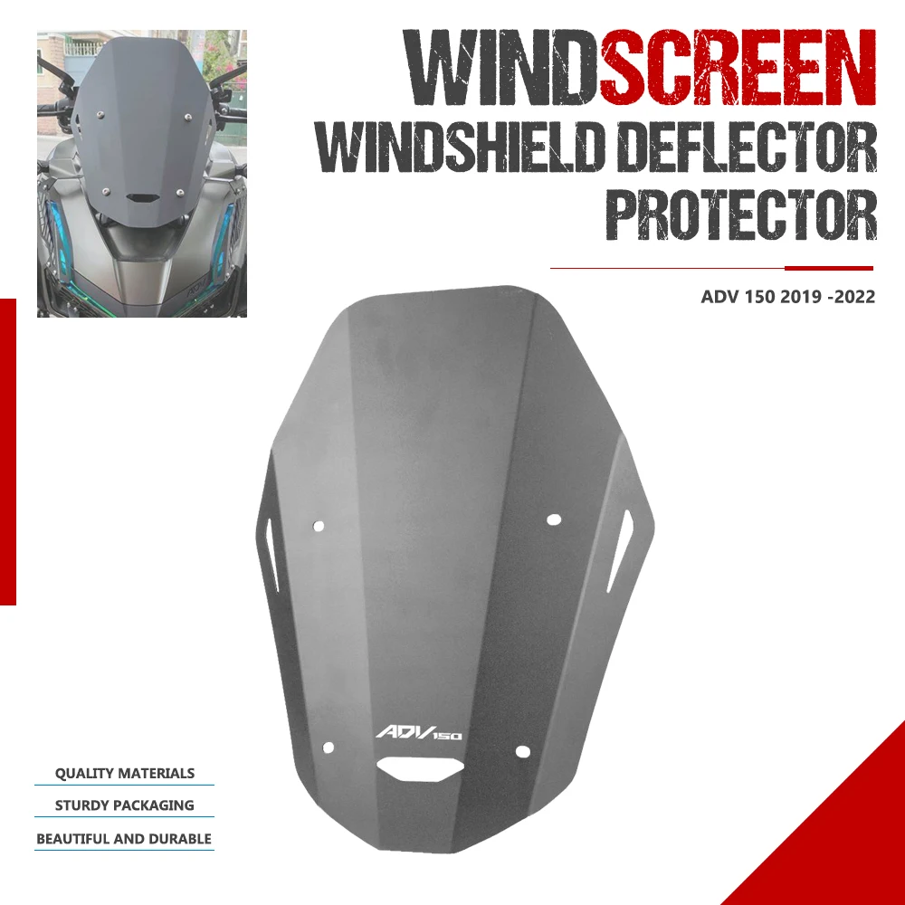 For Honda ADV150 2019-2020 Motorcycle Deflector Windshield Windscreen Motorbike Wind Screen Extention Kit ADV 150 Accessories
For Honda ADV150 2019-2020 Motorcycle Deflector Windshield Windscreen Motorbike Wind Screen Extention Kit ADV 150 Accessories