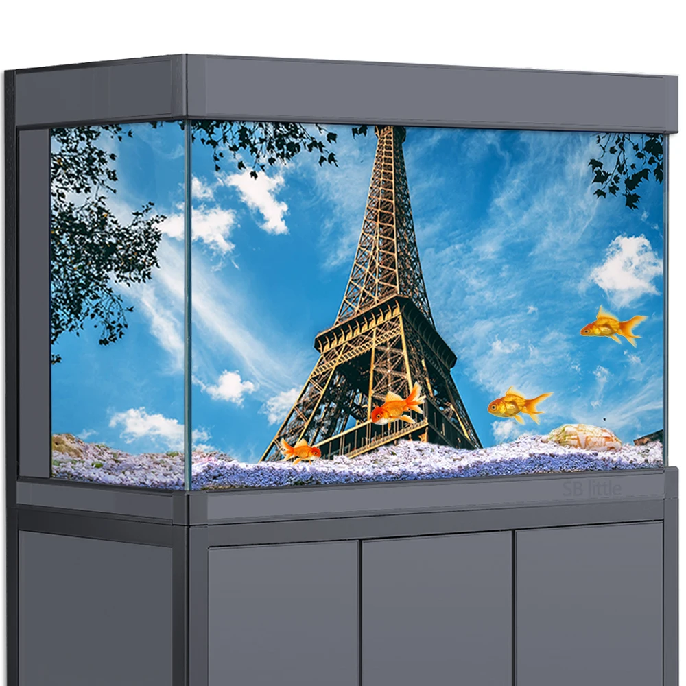 Aquarium Background 3D Eiffel Tower Building Paris France Sky HD Printing Wallpaper Fish Tank Reptile Habitat Decorations PVC
Aquarium Background 3D Eiffel Tower Building Paris France Sky HD Printing Wallpaper Fish Tank Reptile Habitat Decorations PVC