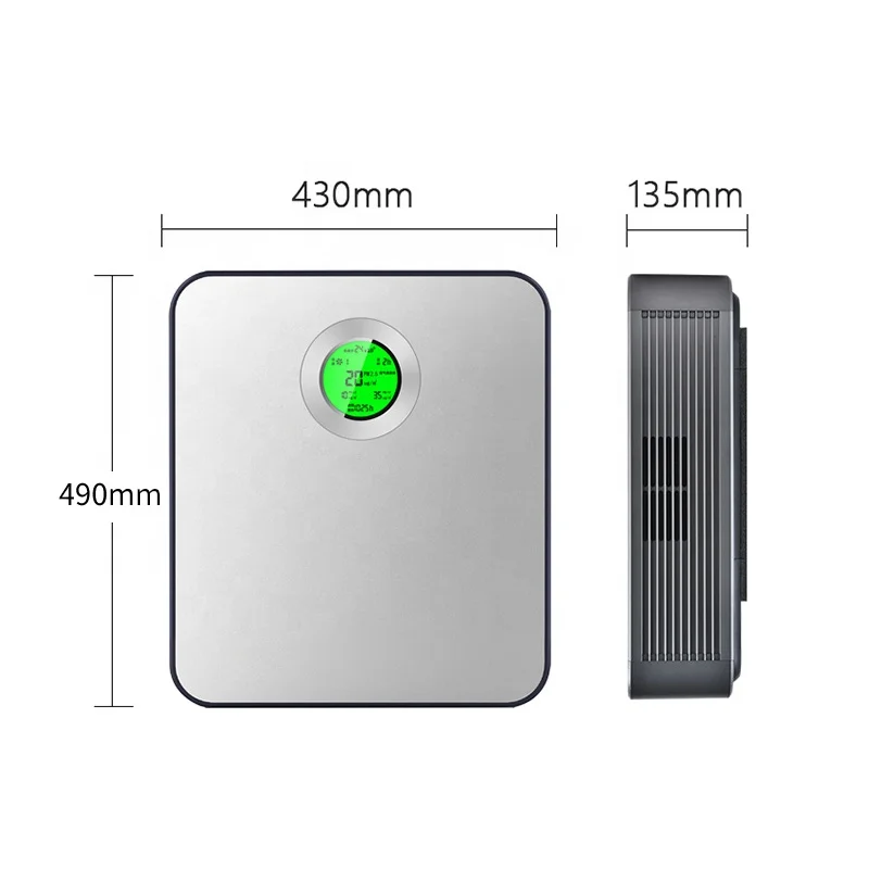 Wall mounted small air ventilation with activated carbon filter uv fresh air ventilation system for home hospital office
Wall mounted small air ventilation with activated carbon filter uv fresh air ventilation system for home hospital office