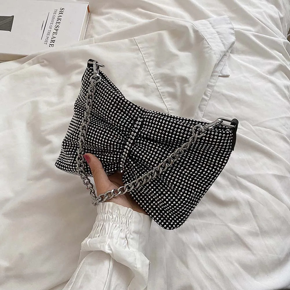 Rhinestone Evening Clutch Elegant Lady Bling Diamond Dinner Party Purse Handbags for Outdoor Shopping Business
Rhinestone Evening Clutch Elegant Lady Bling Diamond Dinner Party Purse Handbags for Outdoor Shopping Business