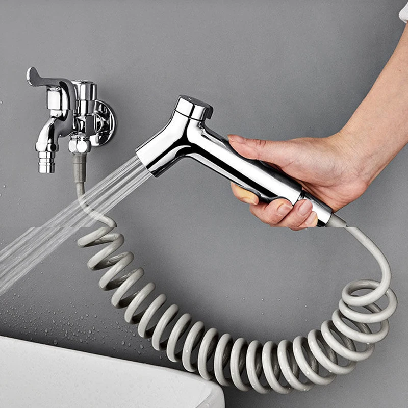 Handheld Portable Diaper Bidet Toilet Shattaf Sprayer Bathroom Toilet Bidet Shower Head Nozzle with Telephone Shower Hose
Handheld Portable Diaper Bidet Toilet Shattaf Sprayer Bathroom Toilet Bidet Shower Head Nozzle with Telephone Shower Hose