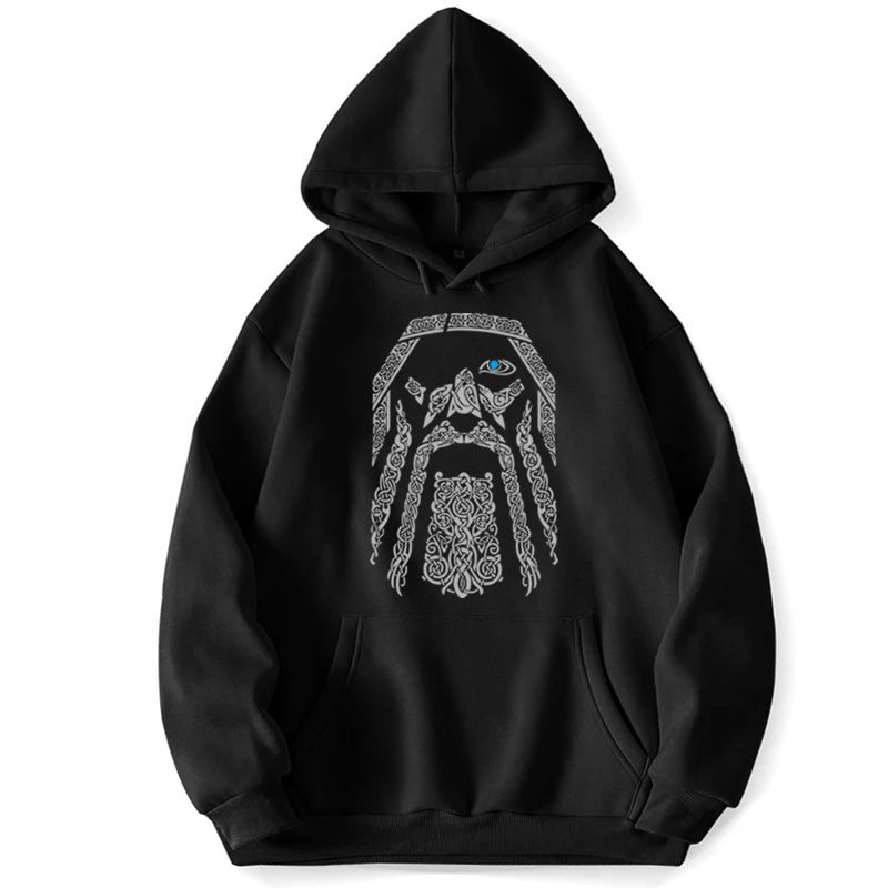 Толстовка мужская с капюшоном, стильный свитшот в стиле Викинга, винтажный стиль, панк-ателстан, вальгалла, с карманами-трапециями, весна 
Толстовка мужская с капюшоном, стильный свитшот в стиле Викинга, винтажный стиль, панк-ателстан, вальгалла, с карманами-трапециями, весна