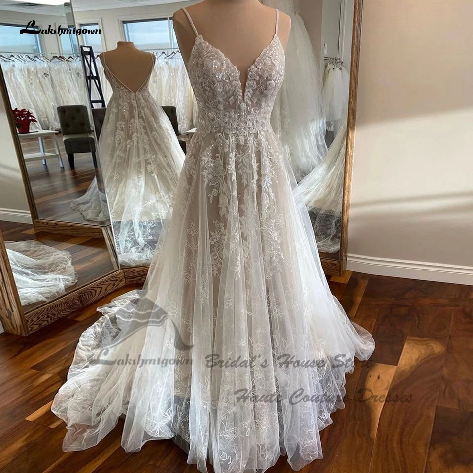 Lakshmigown Vintage Lace Boho Wedding Dress for Women 2023 Abito da Sposa Deep V-neck Sexy Champagne Bridal Beach Wedding Gowns
Lakshmigown Vintage Lace Boho Wedding Dress for Women 2023 Abito da Sposa Deep V-neck Sexy Champagne Bridal Beach Wedding Gowns