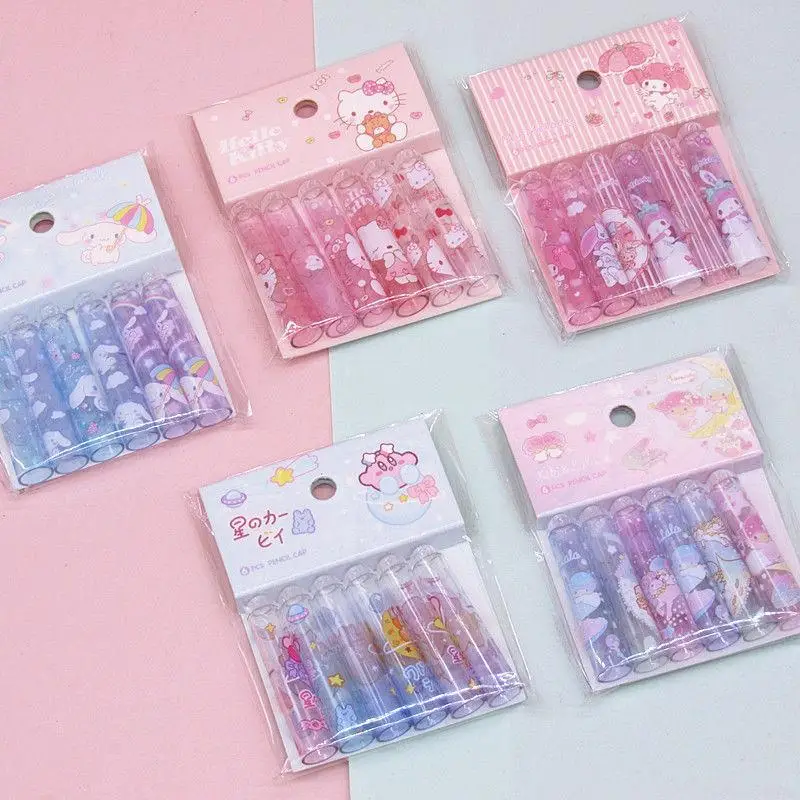 Kawaii Sanrios Pencil Cap Cute Hellokittys My Melody Cinnamoroll Kirbys Cartoon Anti-Poke Pencil Cap Stationery for Kids Gifts
Kawaii Sanrios Pencil Cap Cute Hellokittys My Melody Cinnamoroll Kirbys Cartoon Anti-Poke Pencil Cap Stationery for Kids Gifts