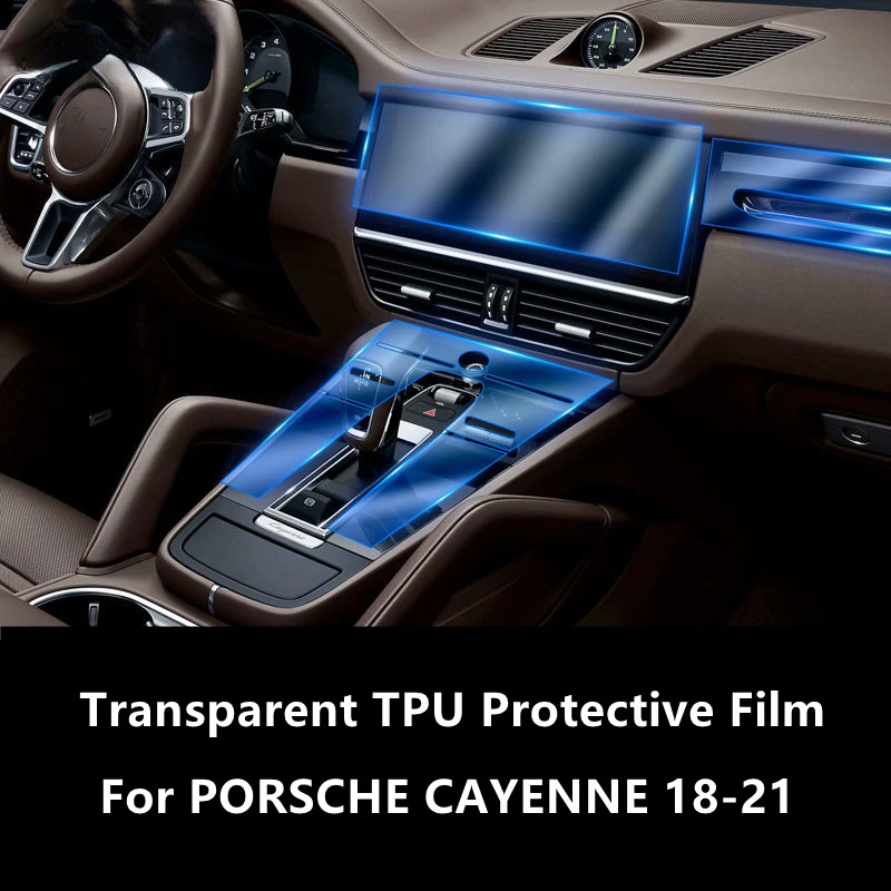 For PORSCHE CAYENNE 18-21 Car Interior Center Console Transparent TPU Protective Film Anti-scratch Repair Film Accessories Refit
For PORSCHE CAYENNE 18-21 Car Interior Center Console Transparent TPU Protective Film Anti-scratch Repair Film Accessories Refit