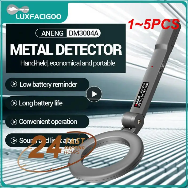 1~5PCS Metal Detector DM3004A Portable Handheld Folding Metal Finder Tracker Pinpointer Alarm Sensitive Search Coil Metal Detect
1~5PCS Metal Detector DM3004A Portable Handheld Folding Metal Finder Tracker Pinpointer Alarm Sensitive Search Coil Metal Detect