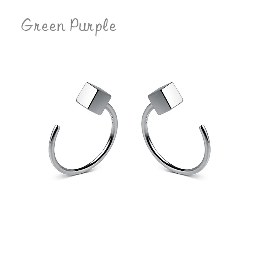 Green Purple Real 925 Sterling Silver Simple Square Stud Earrings for Fashion Women Unisex Anti-allergy Fine Jewelry Accessories
Green Purple Real 925 Sterling Silver Simple Square Stud Earrings for Fashion Women Unisex Anti-allergy Fine Jewelry Accessories