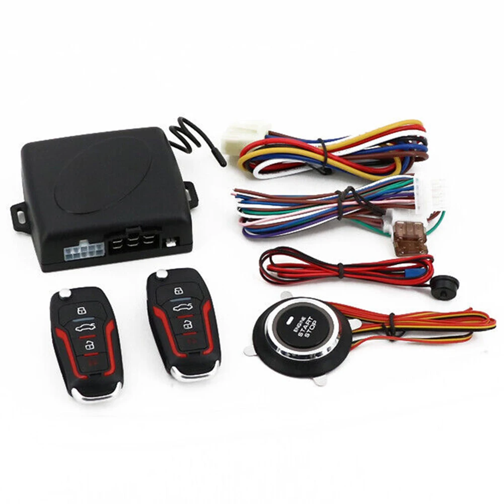 1set Car Keyless Lock Entry Engine Start Alarm System Push Button Remote Starter Stop Smart PKE Car Immobilizer System
1set Car Keyless Lock Entry Engine Start Alarm System Push Button Remote Starter Stop Smart PKE Car Immobilizer System