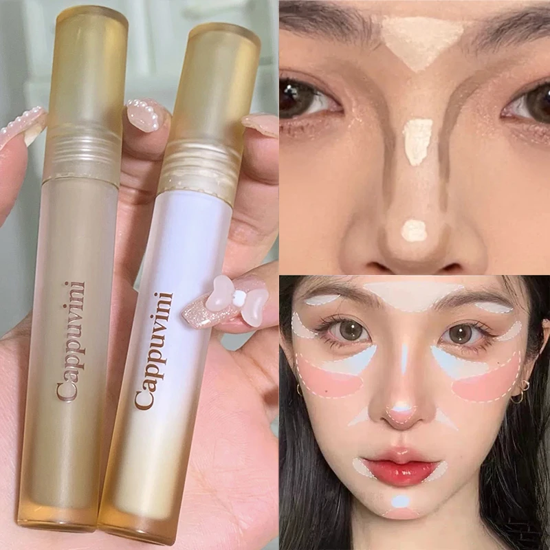 Blue Purple Highlighters Contour Stick Waterproof Liquid Cream Texture Brown Shadow Contouring Stick Face Brightening Cosmetics
Blue Purple Highlighters Contour Stick Waterproof Liquid Cream Texture Brown Shadow Contouring Stick Face Brightening Cosmetics