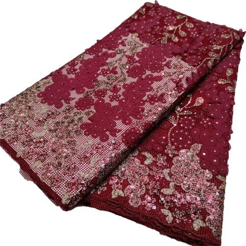 Wine Red Latest Sequins Lace Fabric Royal Blue Sequins African Lace Fabric Soft Nigerian Sequence Velvet Lace for Party Wedding
Wine Red Latest Sequins Lace Fabric Royal Blue Sequins African Lace Fabric Soft Nigerian Sequence Velvet Lace for Party Wedding