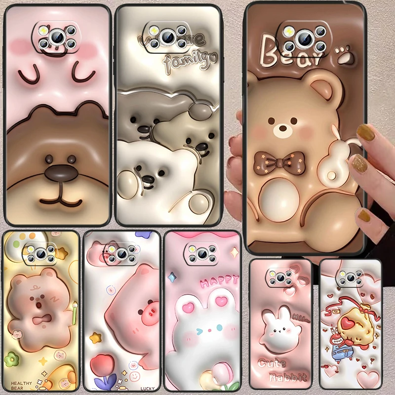 Nonstereoscopic 3D Vision Cartoon Bear Black Phone Case For Xiaomi Mi Poco X5 X3 Pro X4 F4 F3 GT M5 M5s M4 M3 C55 C50 C40 5G
Nonstereoscopic 3D Vision Cartoon Bear Black Phone Case For Xiaomi Mi Poco X5 X3 Pro X4 F4 F3 GT M5 M5s M4 M3 C55 C50 C40 5G