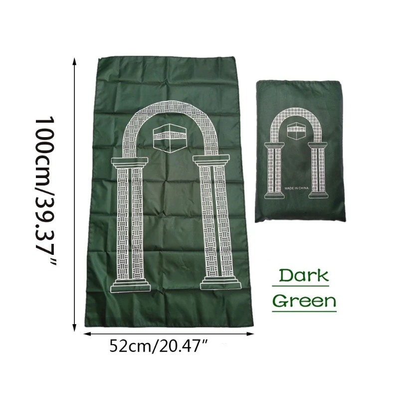 Portable Travel Polyester Prayer Mat Ramadan Gift Waterproof Muslim Islamic Light Praying Rug Carpet Meditation Blanket
Portable Travel Polyester Prayer Mat Ramadan Gift Waterproof Muslim Islamic Light Praying Rug Carpet Meditation Blanket