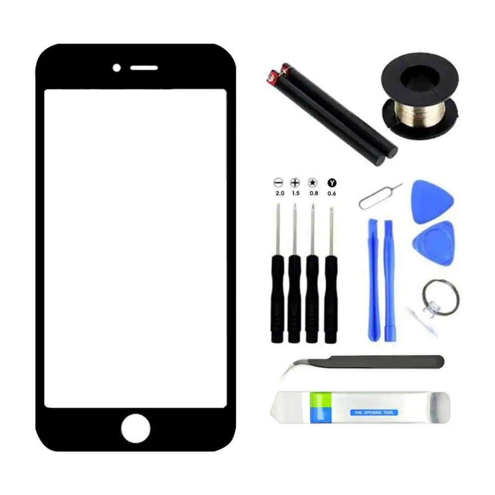 Tweezer 1 Set Practical Touch Screen Outer Glass Replacement Kit Metal Pry Plate Front Glass Screen Wear-resistant
Tweezer 1 Set Practical Touch Screen Outer Glass Replacement Kit Metal Pry Plate Front Glass Screen Wear-resistant