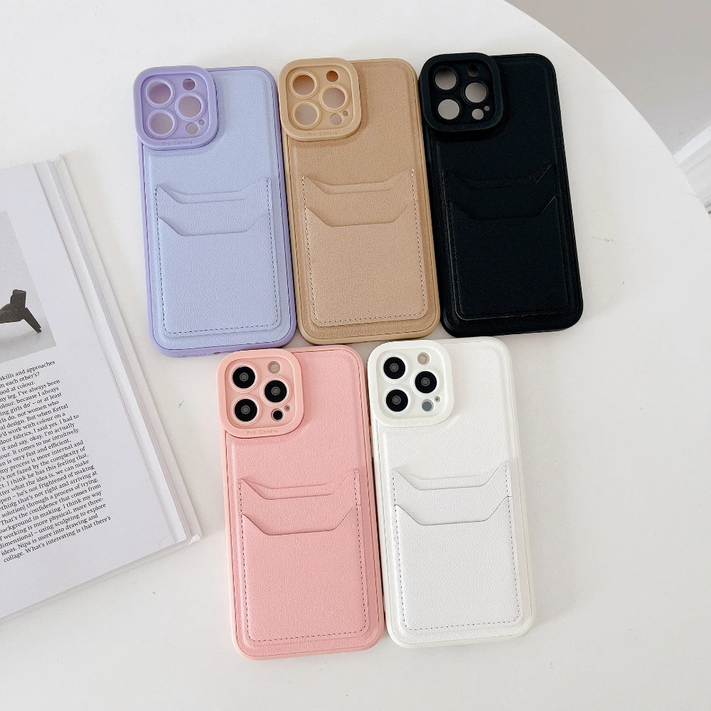 New Type for iphone 13 Phone Case 12promax Solid Color Leather Card Bag Xs Xsmax Xr Pupil 8plus 7g 11pro Fall Protection Cover
New Type for iphone 13 Phone Case 12promax Solid Color Leather Card Bag Xs Xsmax Xr Pupil 8plus 7g 11pro Fall Protection Cover