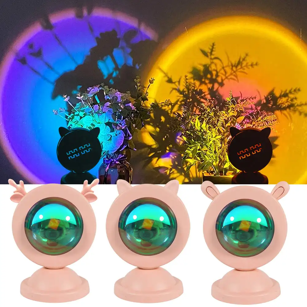 Sunset Lamp Sunset Light Projection Bedside Table Led Lamp Night Light Bedroom Wall Lighting Rainbow Lamp Decoration
Sunset Lamp Sunset Light Projection Bedside Table Led Lamp Night Light Bedroom Wall Lighting Rainbow Lamp Decoration