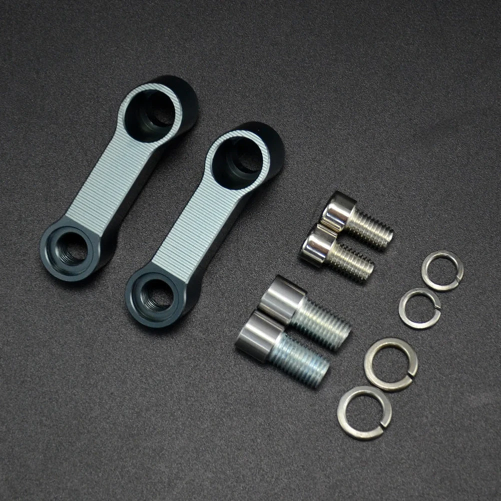 2pc BLACK 10MM MOTORCYCLE MIRROR RISER EXTENDER MOTORBIKE ADAPTOR ADAPTER Motorcycle Conversion Mirror Holder Bracket
2pc BLACK 10MM MOTORCYCLE MIRROR RISER EXTENDER MOTORBIKE ADAPTOR ADAPTER Motorcycle Conversion Mirror Holder Bracket