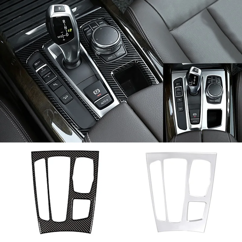 Carbon Fiber Color Center Gear Shift Knobs Panel Trim Cover Shift Lever Panel Decorate Cover For BMW X5 X6 F15 F16 14-18
Carbon Fiber Color Center Gear Shift Knobs Panel Trim Cover Shift Lever Panel Decorate Cover For BMW X5 X6 F15 F16 14-18