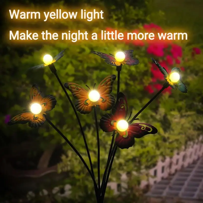Solar Waterproof Garden Lights Butterflies Lamp Home Holiday Christmas Tree Party Luminous Ornaments Xmas Gift Outdoor Decor
Solar Waterproof Garden Lights Butterflies Lamp Home Holiday Christmas Tree Party Luminous Ornaments Xmas Gift Outdoor Decor