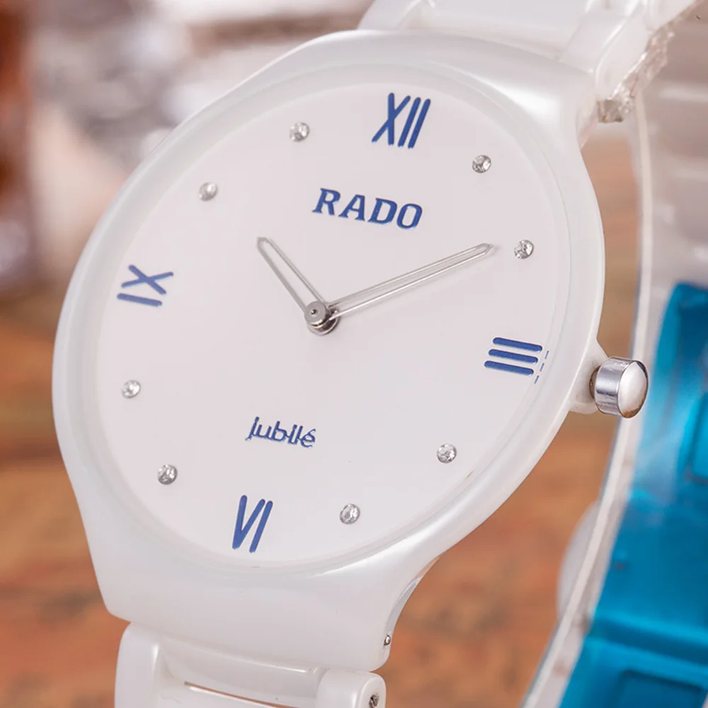 

2023 оригинальные мужские и женские часы Rado в классическом стиле керамические 38 мм/28 мм Модные Простые высококачественные спортивные водонепроницаемые часы AAA