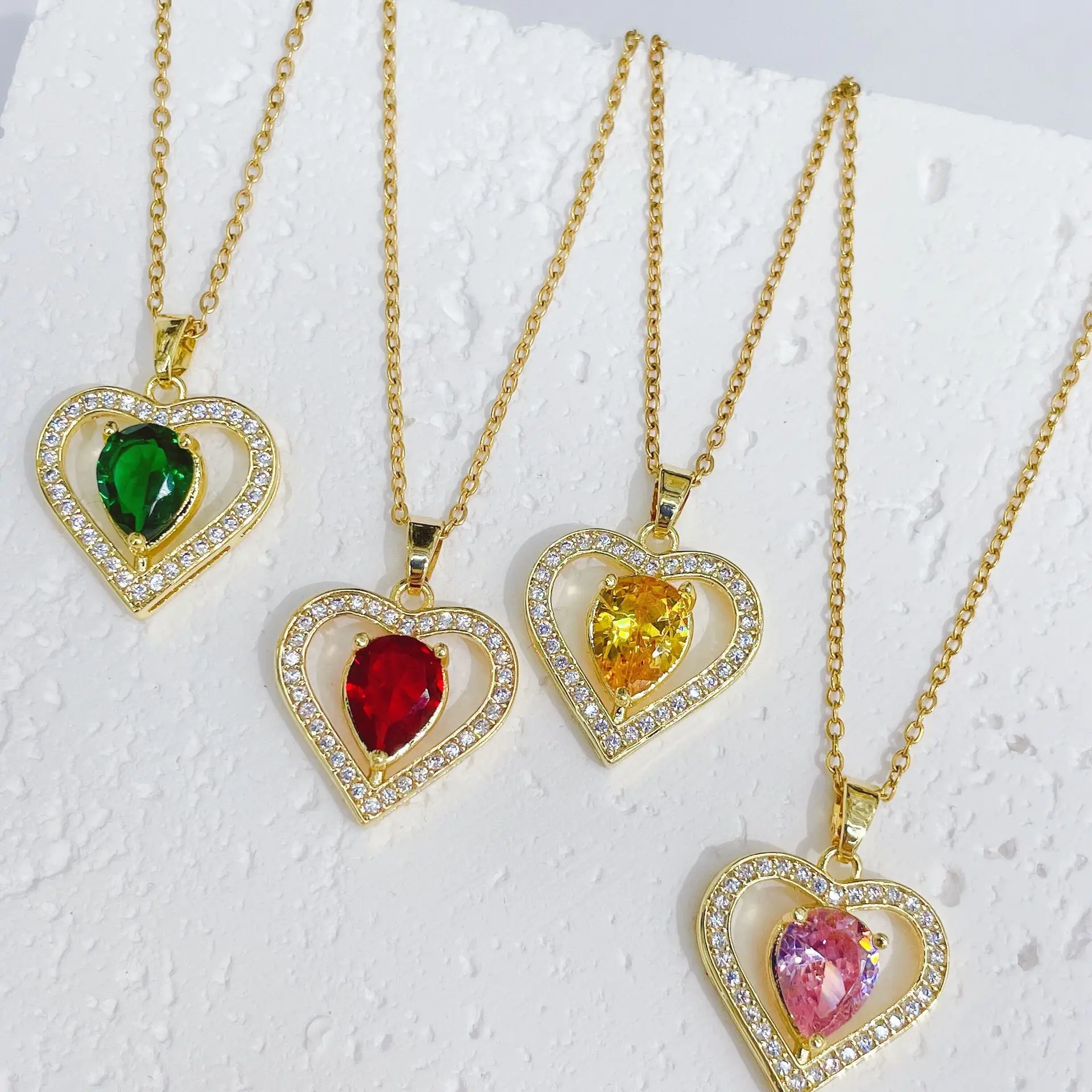 Bead Necklace Stainless Steel Woman Trend 2023 Luxury 18K Gold Color Water Drop Heart Necklace Pendant Delicate Clavicle Chain
Bead Necklace Stainless Steel Woman Trend 2023 Luxury 18K Gold Color Water Drop Heart Necklace Pendant Delicate Clavicle Chain