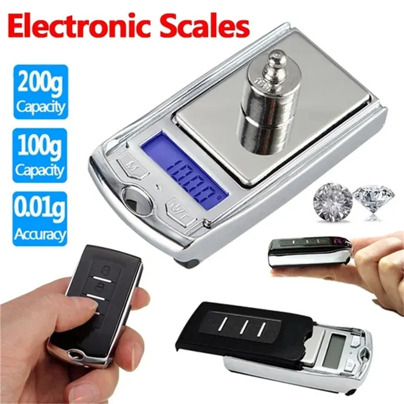 Digital Precision Weight 0.01g 200g/100g Balance Key Scale Car Gram Scales Car Scales High Pocket Key Jewelry Scale Craft Mini 
Digital Precision Weight 0.01g 200g/100g Balance Key Scale Car Gram Scales Car Scales High Pocket Key Jewelry Scale Craft Mini