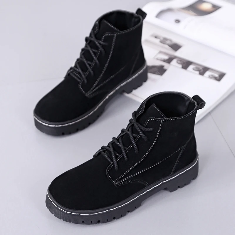 BKQU 2022 Fashion INS Chunky New Student Spring Autumn Martrns Boots Shoes Women Lace-up Thick Bottom Suit Chaussure Femm
BKQU 2022 Fashion INS Chunky New Student Spring Autumn Martrns Boots Shoes Women Lace-up Thick Bottom Suit Chaussure Femm