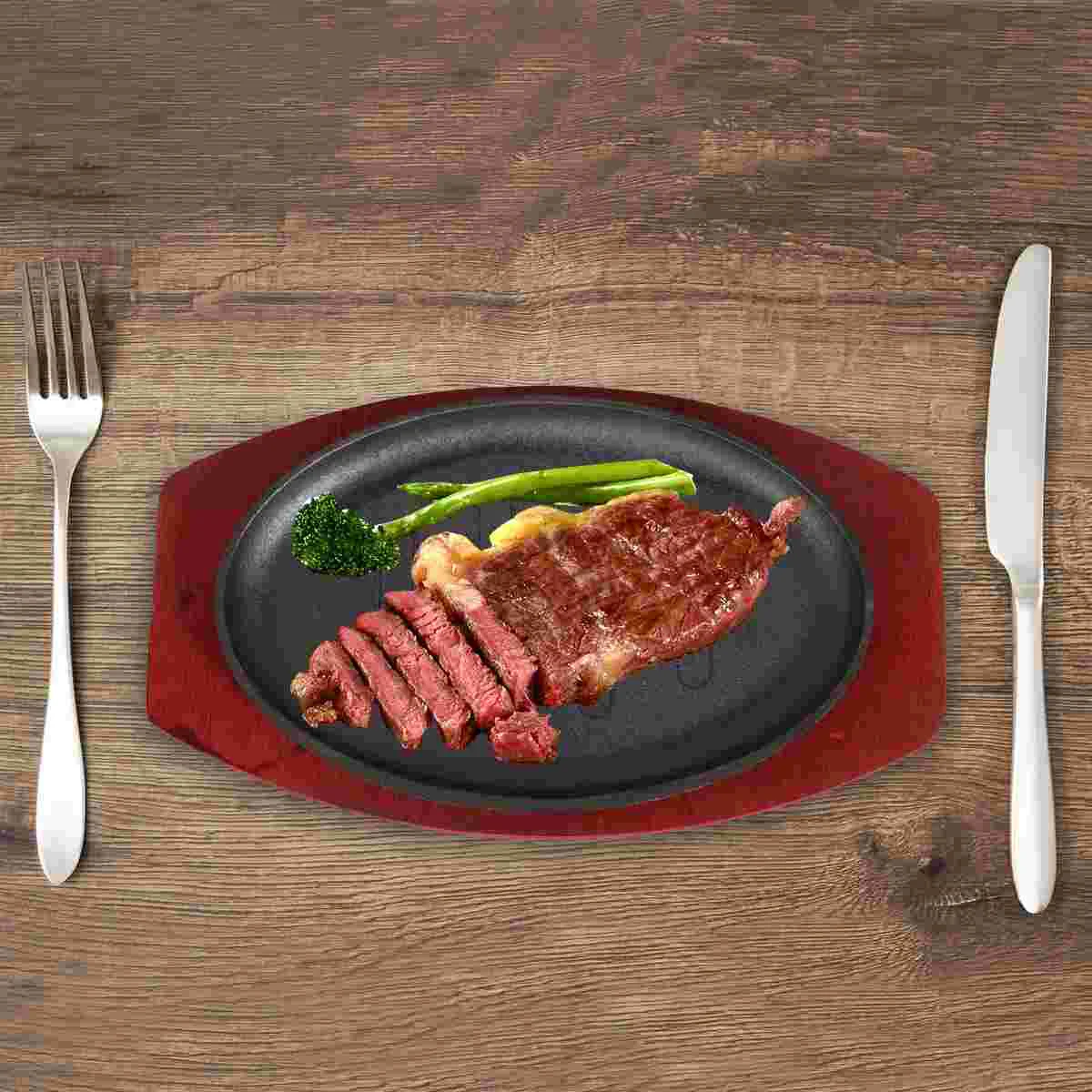Grill Plate Roasting Frying Pan BBQ Food Serving Tray Reusable With Non-stick Stove Iron
Grill Plate Roasting Frying Pan BBQ Food Serving Tray Reusable With Non-stick Stove Iron