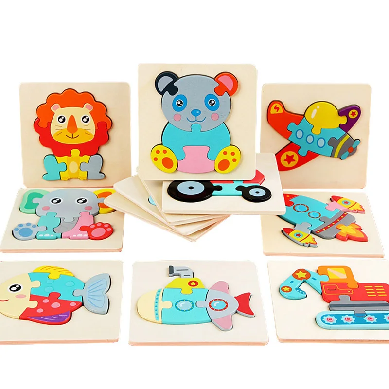 12 Models Kids Colorful 3D Puzzles Montessori Games Cartoon Animals Jigsaw Puzzle Baby Educational Wooden Toys for Children
12 Models Kids Colorful 3D Puzzles Montessori Games Cartoon Animals Jigsaw Puzzle Baby Educational Wooden Toys for Children