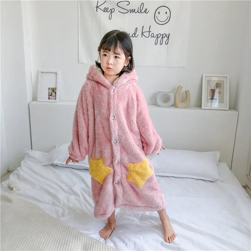 New Fall/winter Comfy Home Wear for Children Ages 2-12 Flannel Children's Pajamas Plush Star Bathrobe Pajamas
New Fall/winter Comfy Home Wear for Children Ages 2-12 Flannel Children's Pajamas Plush Star Bathrobe Pajamas