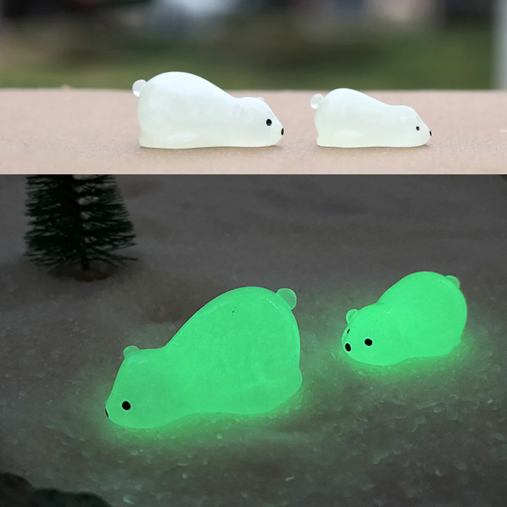 Luminous Polar Bear Microlandscape Decoration Mini Glow Bear Moss Micro Ornament Succulent Potted Decor Fairy Garden Miniatures
Luminous Polar Bear Microlandscape Decoration Mini Glow Bear Moss Micro Ornament Succulent Potted Decor Fairy Garden Miniatures