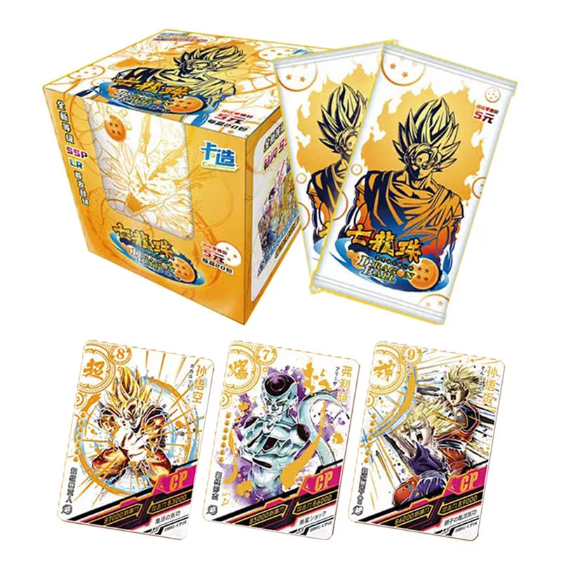 New Dragon Ball Anime Figures Flash Cards Kakarotto Super Saiyan SSP Bronzing Barrage Collectible Cards Toys Gifts For Children
New Dragon Ball Anime Figures Flash Cards Kakarotto Super Saiyan SSP Bronzing Barrage Collectible Cards Toys Gifts For Children