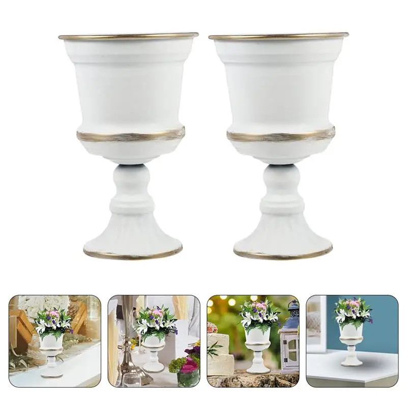 2pcs Metal Flower Vase Iron Flower Pot Plant Holder Flower Arrangement Pot Tabletop Vase Weddding Decoration
2pcs Metal Flower Vase Iron Flower Pot Plant Holder Flower Arrangement Pot Tabletop Vase Weddding Decoration