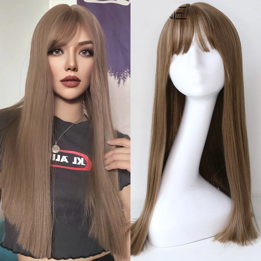 Sivir Synthetic Wigs For Women Long Silky Straight Hair with Bangs Multi-Color Optional Heat Resistant Daily/Party/Cosplay Anime
Sivir Synthetic Wigs For Women Long Silky Straight Hair with Bangs Multi-Color Optional Heat Resistant Daily/Party/Cosplay Anime