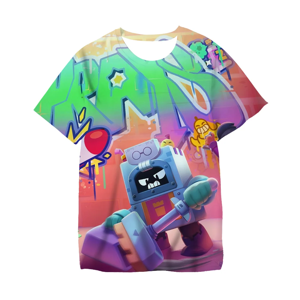 Summer Kids Bravl-Stars T Shirts Boys Video Game 3D Print Tshirts Chidlren Cartoon Clothes Harajuku Girls Short Sleeve T-shirts
Summer Kids Bravl-Stars T Shirts Boys Video Game 3D Print Tshirts Chidlren Cartoon Clothes Harajuku Girls Short Sleeve T-shirts