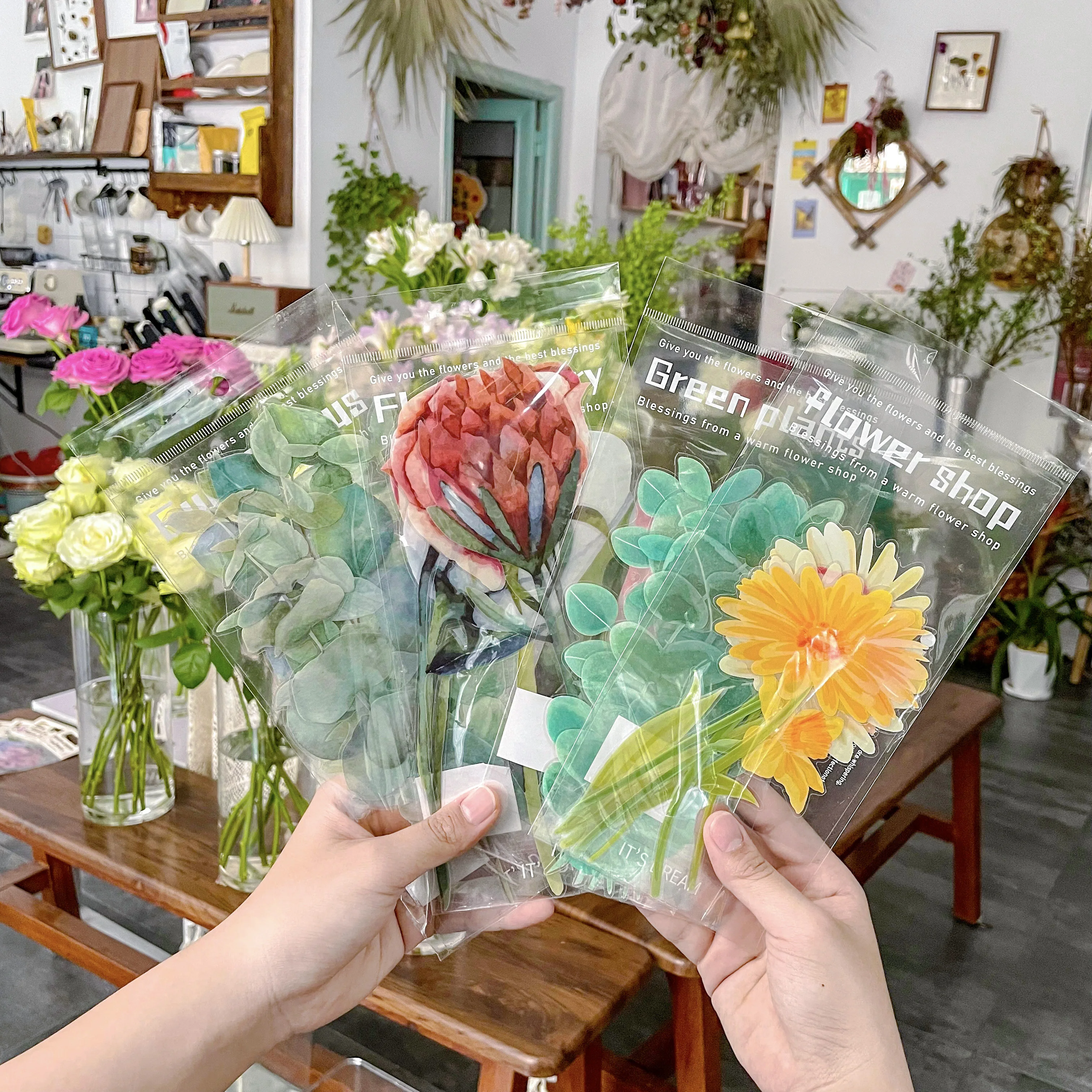 10 pcs/lot Big size Plant Flowers Stickers package DIY diary Decoration sticker Labels album Scrapbooking Collage material
10 pcs/lot Big size Plant Flowers Stickers package DIY diary Decoration sticker Labels album Scrapbooking Collage material