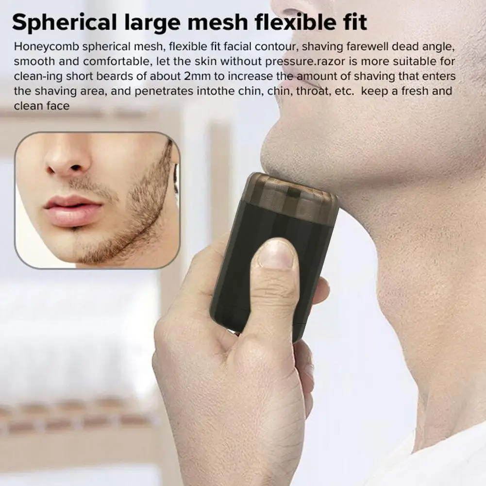 Mini Electric Shaver Pocket Size Waterproof Washable Shaving Portable Trimmer Beard Rechargeable 2 Shaver Machin A2r9
Mini Electric Shaver Pocket Size Waterproof Washable Shaving Portable Trimmer Beard Rechargeable 2 Shaver Machin A2r9