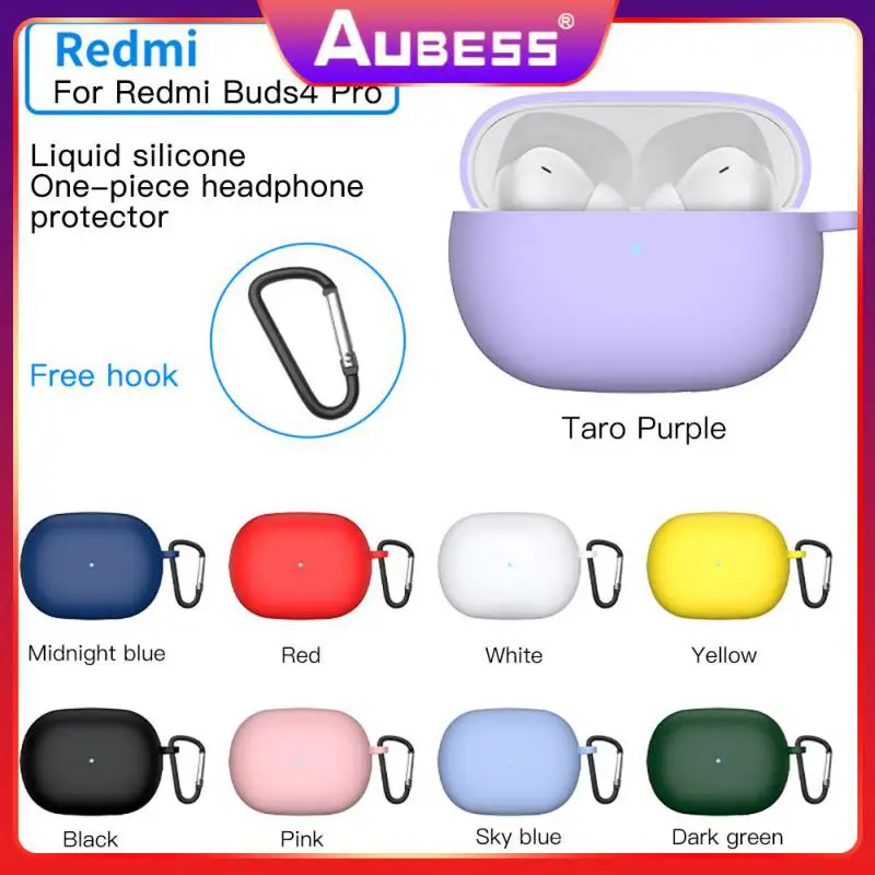 Silicone Protective Cover For Xiaomi Mi Wireless Earbuds Basic 2 Earphone Case Shell For Redmi Bands 4 With Hook 
Silicone Protective Cover For Xiaomi Mi Wireless Earbuds Basic 2 Earphone Case Shell For Redmi Bands 4 With Hook