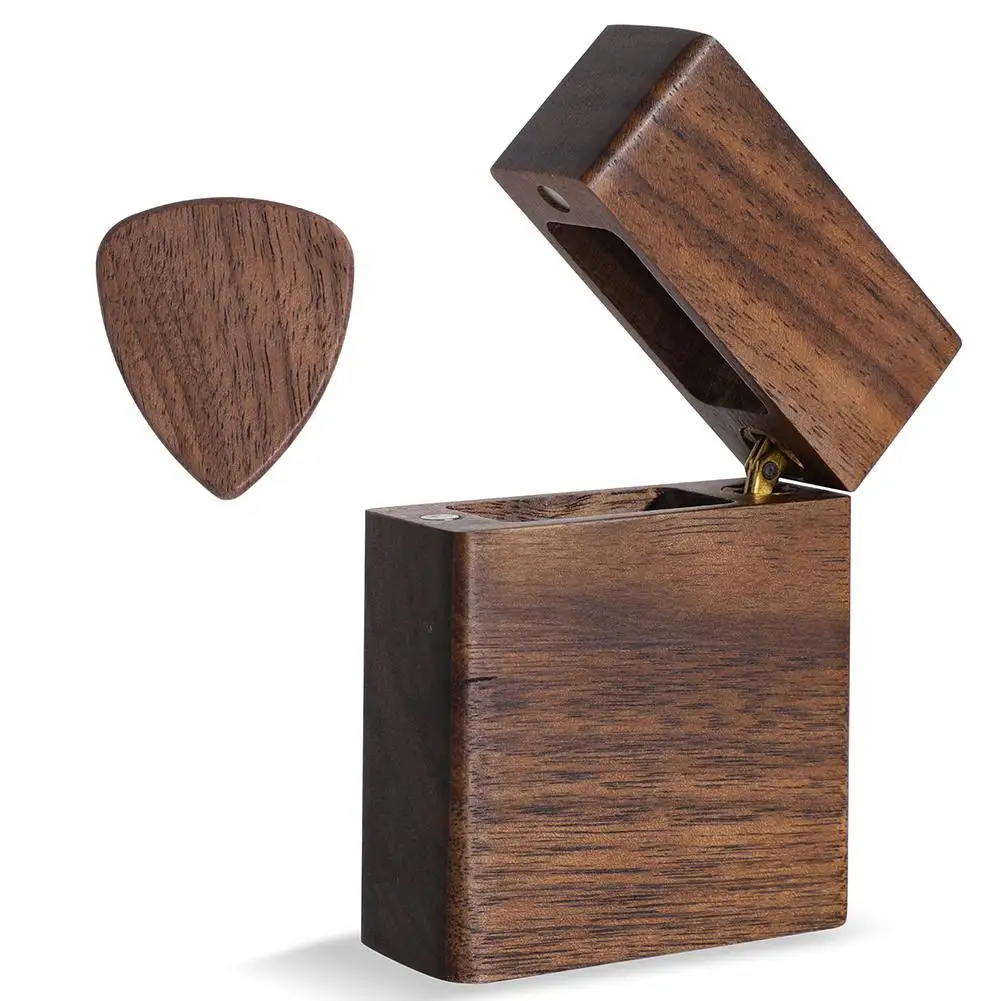 Portable Guitar Pick Holder Box Set Lighter Shaped Guitar Pick Holder Solid Wood Plectrum Storage Case Music Gifts Accessories 
Portable Guitar Pick Holder Box Set Lighter Shaped Guitar Pick Holder Solid Wood Plectrum Storage Case Music Gifts Accessories