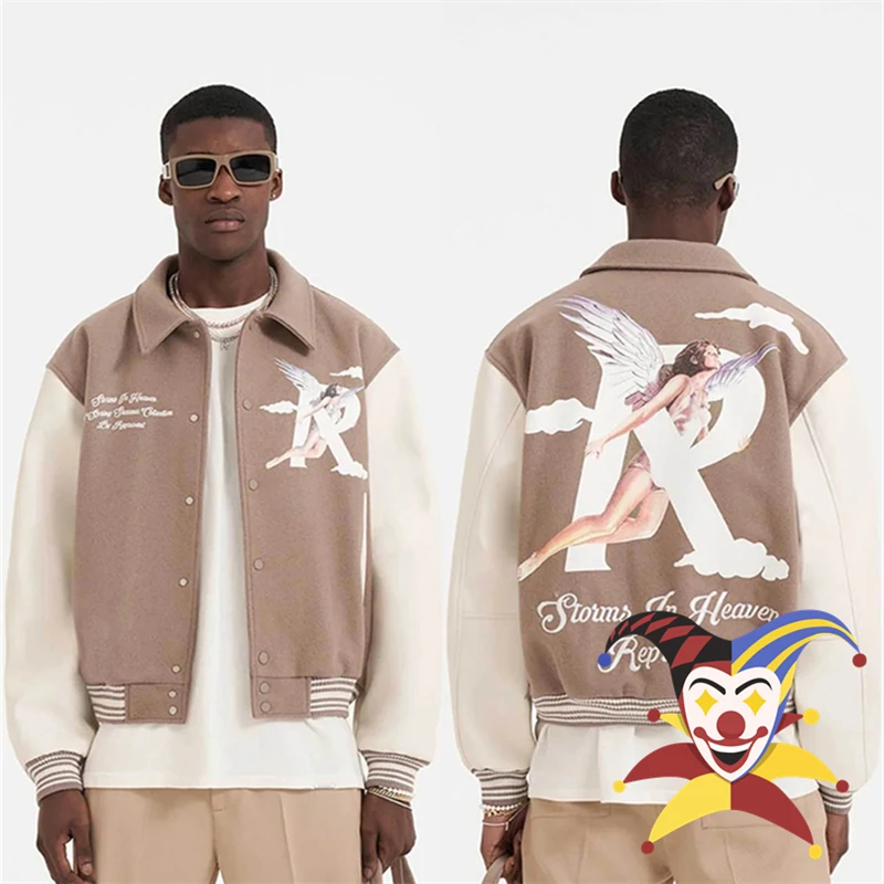 STORMS IN HEAVEN VARSITY Baseball Jackets Men Women 1:1 Best Quality Embroidery Leather Sleeve Jacket Coat
STORMS IN HEAVEN VARSITY Baseball Jackets Men Women 1:1 Best Quality Embroidery Leather Sleeve Jacket Coat