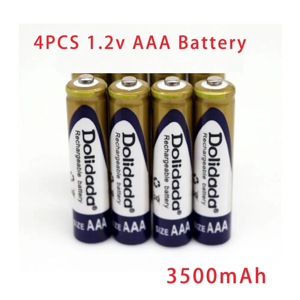 Dolidada 1.2V Aaa Batterij 3500Mah Oplaadbare Ni-Mh 1 2V Aa Batterij Voor Cd/Mp3 Spelers Fakkels afstandsbedieningen Microfoon
Dolidada 1.2V Aaa Batterij 3500Mah Oplaadbare Ni-Mh 1 2V Aa Batterij Voor Cd/Mp3 Spelers Fakkels afstandsbedieningen Microfoon