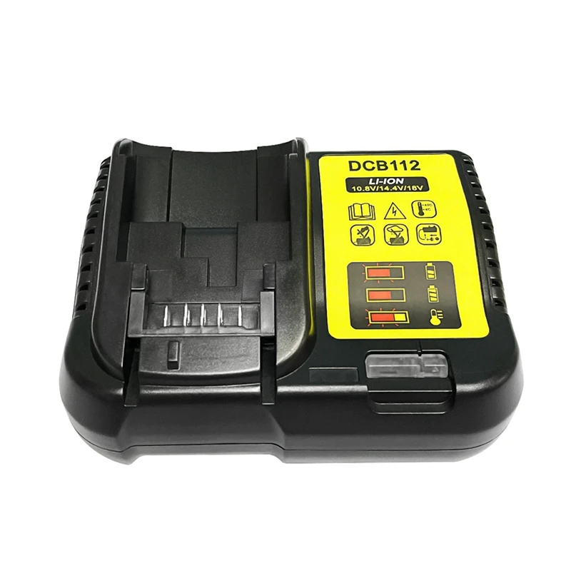 Lithium Battery Charger For Dewalt 10.8V 12V 14.4V 18V 20V DCB206 DCB205 DCB204 DCB203 DCB120 DCB105 EU Plug
Lithium Battery Charger For Dewalt 10.8V 12V 14.4V 18V 20V DCB206 DCB205 DCB204 DCB203 DCB120 DCB105 EU Plug