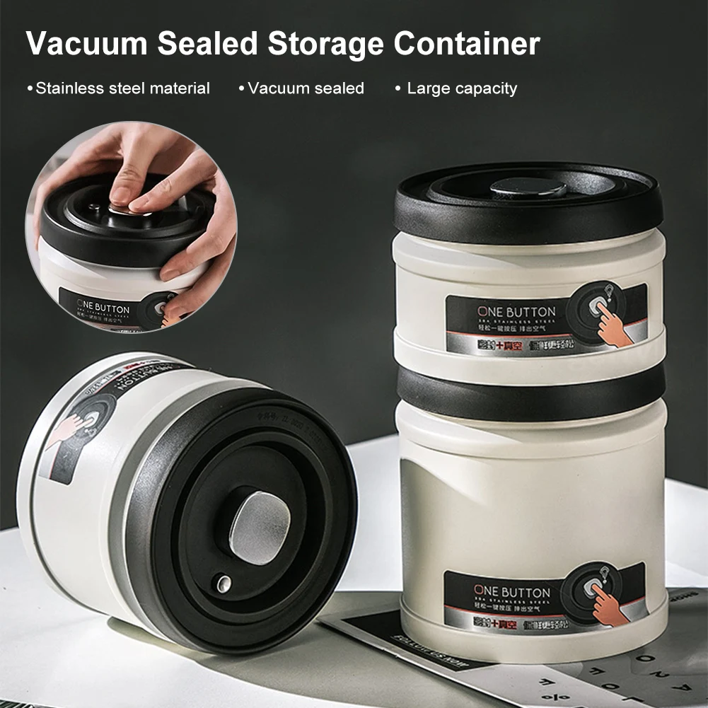Household Products Coffee Bean Storage Jar Kitchen Dining Bar Accessories Food Storage Container Coffeeware Vacuum Sealed Cans
Household Products Coffee Bean Storage Jar Kitchen Dining Bar Accessories Food Storage Container Coffeeware Vacuum Sealed Cans