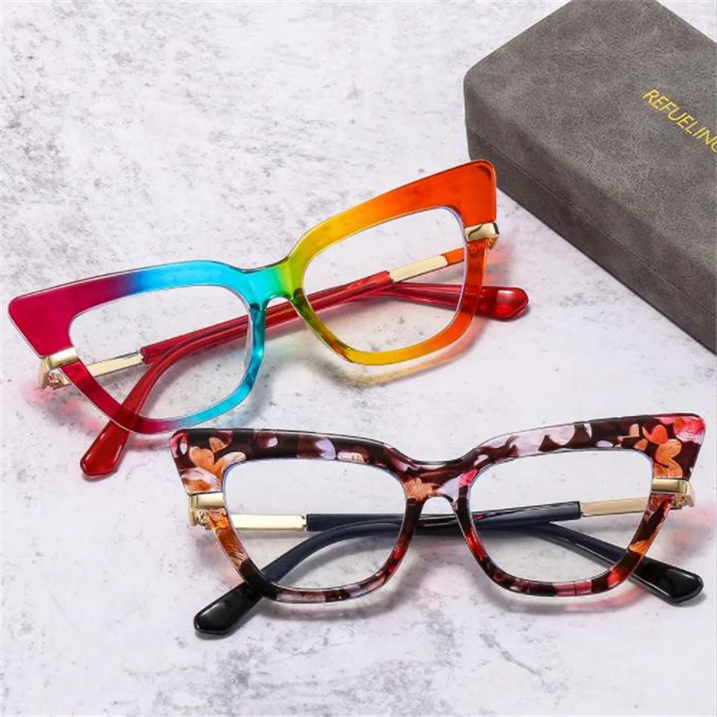NEW TR90 Anti-Blue Light Glasses Unisex Eyeglasses Cat Eye Spectacles Clear Lens Patchwork Frame Eyewear Simplity Ornamental
NEW TR90 Anti-Blue Light Glasses Unisex Eyeglasses Cat Eye Spectacles Clear Lens Patchwork Frame Eyewear Simplity Ornamental