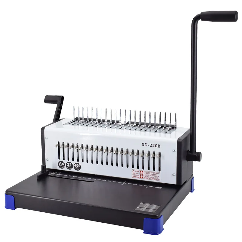 

21 holes manual comb binding machine office comb binder coil book binding machines book binder machine