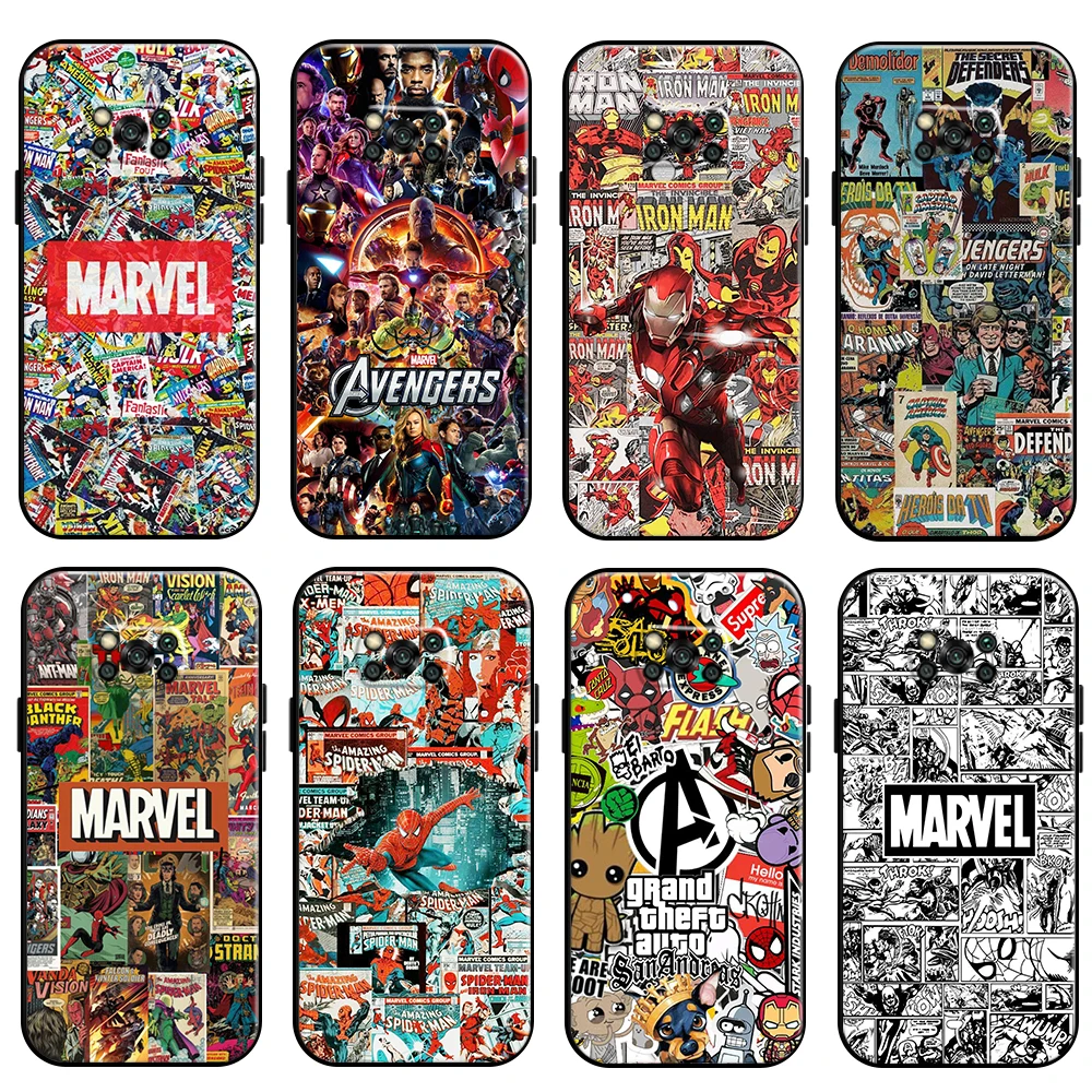 Marvel Comics Logo For Xiaomi Poco X3 Pro NFC POCO X3 GT Phone Case Liquid Silicon Soft Carcasa Silicone Cover Coque Black Back
Marvel Comics Logo For Xiaomi Poco X3 Pro NFC POCO X3 GT Phone Case Liquid Silicon Soft Carcasa Silicone Cover Coque Black Back